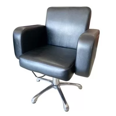 KRM Крісло перукарське STYLIST CHAIR, колір чорний, KRM П 022