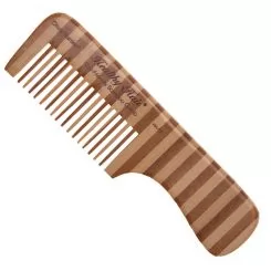 Фото Гребінець БАМБУК Healthy Hair Comb 3 з ручкою з рідкими зубчиками - 1