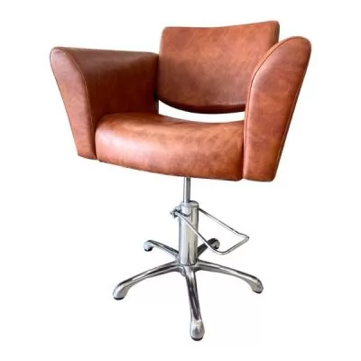 KRM Кресло парикмахерское Barber Chair 043, цвет коричневый, KRM П 043