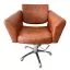 KRM Кресло парикмахерское Barber Chair 043, цвет коричневый, KRM П 043 - 2