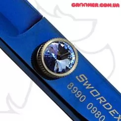 Фото Ножиці для стрижки тварин прямі синие SWORDEX PET LINE, 8,0" - 3