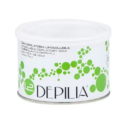 Віск DEPILIA #1.2 хлорофилл в банці, 400 мл, DPA02 202