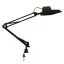 Лампа-лупа BAMBINO; чорна; лінза 4" 10 см ; 3 діоптрії; кронштейн,