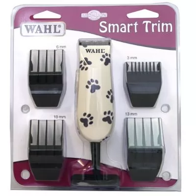 машинка [4215-0480] для стрижки животных WAHL SmartTrim вибрационная + блистер + 4 нас