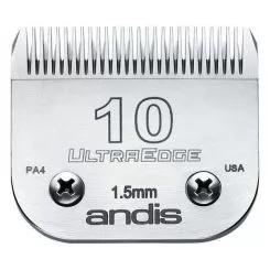 Фото Машинка для грумінгу срібляста 2-швидкісна ANDIS EXCEL 2-SPEED +, SMC-2, ніж #10 1.5 мм - 14