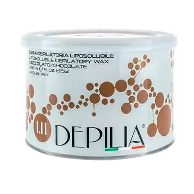 Віск DEPILIA #1.11 шоколад в банці, 400 мл, DPA02 211
