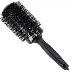 Фото Брашинг термо Ceramic+Ion Thermal Brush Black 55 мм штучна щетина - 1