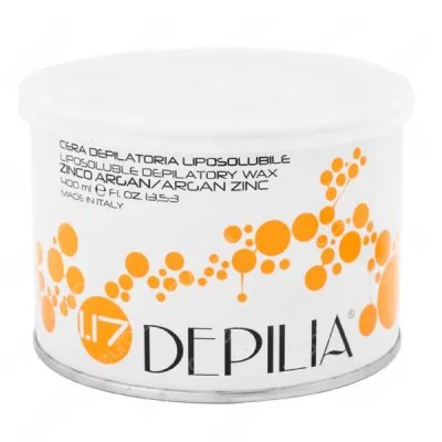 Віск DEPILIA #1.17 арганова олія + диксид цинка в банці, 400 мл, DPA02 217