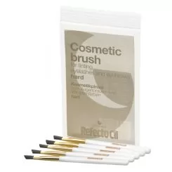 Фото RefectoCil пензлики жорсткі "Gold" для нанесення фарби "Сosmetic Brush Hard" уп 5 - 1