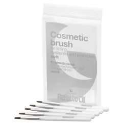 Фото RefectoCil пензлики м'які "Silver" для нанесення фарби "Сosmetic Brush Soft" уп 5 - 1