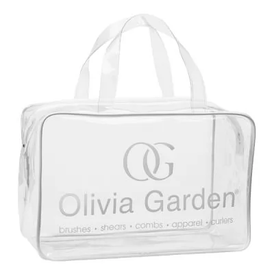 OG Empty transparent PVC bag - White сумка для щіток порожня,, WHPVC