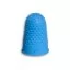 SHOW TECH Резиновый напальчник для тримминга голубой М упаковка 10