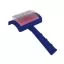 SHOW TECH Пуходерка-слікер середня м'які/довгі зубчики 15мм, рожева основа