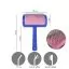 SHOW TECH Пуходерка-слікер середня м'які/довгі зубчики 15мм, рожева основа, STC-25STE013 - 2