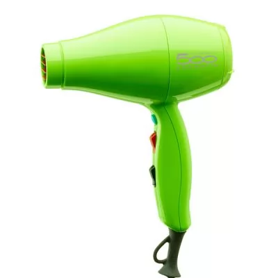 Фен GammaPiu 500 COMPACT колір зелений лимон 2 шв 2 тмп 220/240 В 50/60 Гц 2000 Вт, GP500С 026