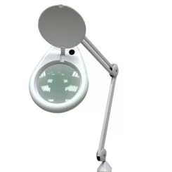 Фото Лампа-лупа BIANCO ; лінза 7" 17,78 см ; 3 діоптрії; лампа дн света 22 Вт; кронштейн - 1