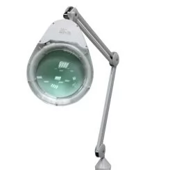 Фото Лампа-лупа BIANCO ; лінза 7" 17,78 см ; 3 діоптрії; лампа дн света 22 Вт; кронштейн - 3
