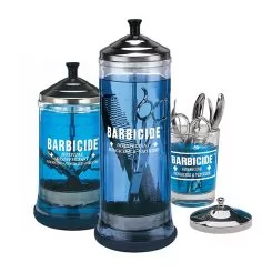 Фото Скляний контейнер для дезінфекції - Barbicide Jar, 750 мл - 2