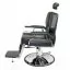 Крісло SAMSON BARBER-SHOP раскладывающееся, хромированные детали, колір чорний, 8911051 002 - 2