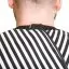 Пеньюар для барбершопов BarberTools в черно-белую полоску, 910005 - 3