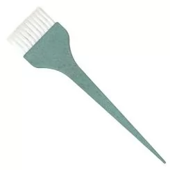 Фото Кисть для покраски Hairmaster салатовая плоская ручка широкая - 2