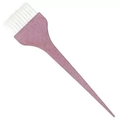 Фото Пензель для фарбування Hairmaster рожева плоска ручка широка - 2