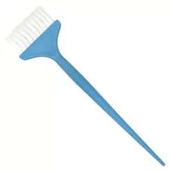 Фото Hairmaster пензель для фарбування блакитна кругла ручка широка - 1
