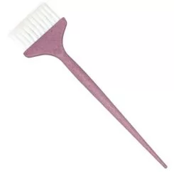 Фото Кисть для покраски Hairmaster розовая круглая ручка широкая - 2