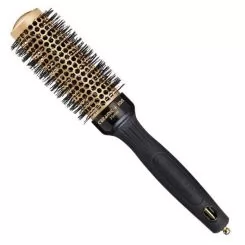 Фото Брашинг термо OLIVIA GARDEN Ceramic+Ion Thermal Brush Black&Gold 35 мм искусственная щетина - 1