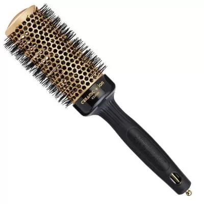 Брашинг OLIVIA GARDEN Ceramic+Ion Thermal Brush Black&Gold 45 мм искусственная щетина, CI45BG