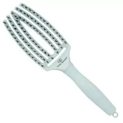 Фото Щетка для укладки OG Finger Brush Combo Medium Pastel GREEN комбинированная щетина - 1