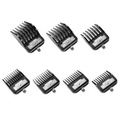Фото ANDIS комплект насадок 7 шт. BG Series Premium Metal Clip Comb (1,5;3;4;10;12;19;25 мм) - 2