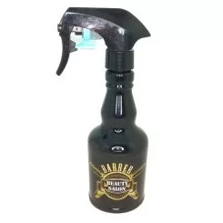 Фото Распылитель для воды BarberTools пластиковый круглый Just Water 250 мл черный - 1