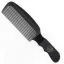 Расческа с ручкой Ingrid BarberShop Speed Comb черная, ING-829 BLK