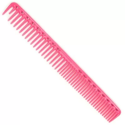 Y.S.PARK расческа планка со скругленными зубцами L=228 мм, розовая, YS-333 Pink