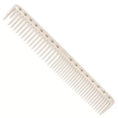 Y.S.PARK гребінець планка зі скругленими зубчиками L=185 мм, білий, YS-338 White