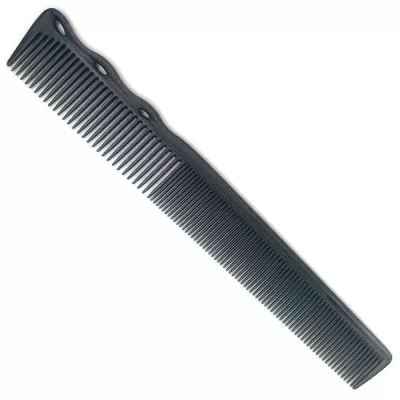 Y.S.PARK расческа Barbering планка L=167 мм, карбоновый цвет, YS-252 Flex Carbon