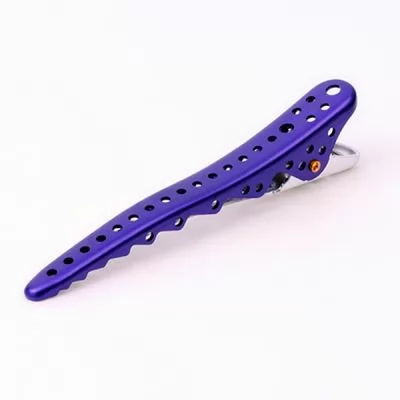 Y.S. Park Зажим для волосся Shark Clip L=106 мм; Матеріал: Алюміній; Колір: фіолетовий, YS-ClipSh Purple