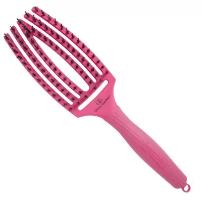 Щітка для укладки Finger Brush Combo Medium Blush Hot Pink комбінована щетина, FBCMBL-HP