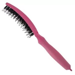 Фото Щетка для укладки Finger Brush Combo Medium Blush Hot Pink комбинированная щетина - 3