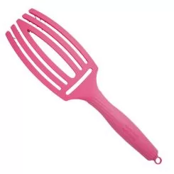 Фото Щетка для укладки Finger Brush Combo Medium Blush Hot Pink комбинированная щетина - 4