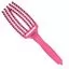 Щетка для укладки Olivia Garden Finger Brush Amour Hot Pink изогнутая комбинированная щетина
