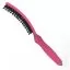 Щетка для укладки Olivia Garden Finger Brush Amour Hot Pink изогнутая комбинированная щетина, ID1200 - 2