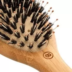 Фото OG щетка массажная бамбуковая Bamboo Touch Detangle Combo S комбинированная щетина - 4