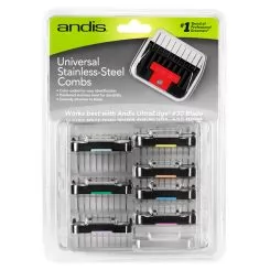 Фото Набір насадок 8 шт. Andis Universal Stainless Steel Combs у коробці - 5