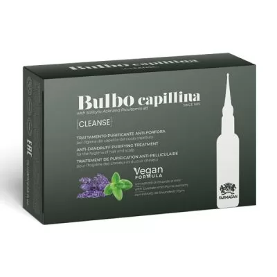 BULBO CAPILLINA CLEANSE Ампулы проти лупи сухий і жирной, 10*7,5 мл, FM28-F28V10130