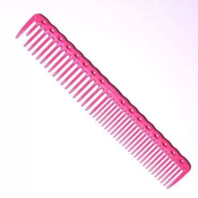 Y.S.PARK гребінець планка зі скругленными зубцами L=185 мм, рожева, YS-338 Pink