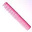 Y.S.PARK расческа планка со скругленными зубцами L=185 мм, розовая