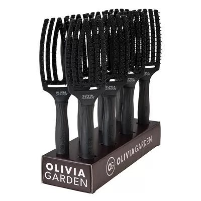 Olivia Garden дисплей Finger Brush Black (8xID1733),ID2148