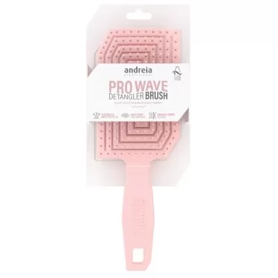 Andreia Pink Масажна щітка рожева для волосся, AN07-7HB001